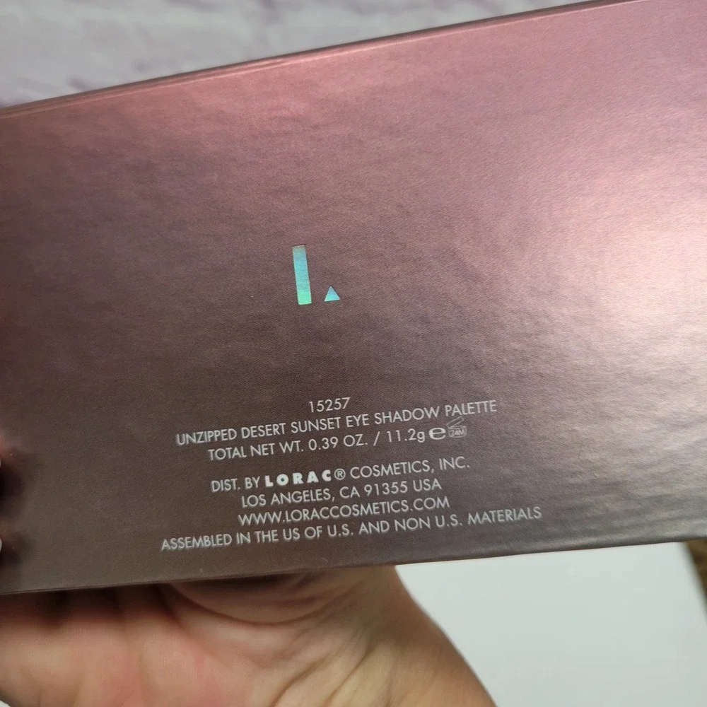 NEW No Box Lorac Unzipped DESERT SUNSET Eyeshadow Palette 10 Shades + Mirror‎